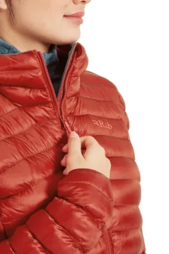 Rab Womens Cirrus Flex Hoody - Tuscan Red Clearance