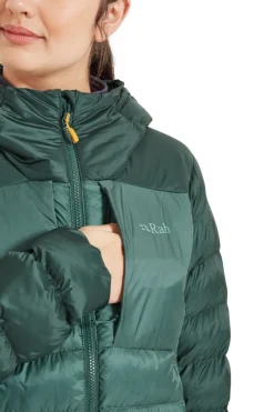 Rab Womens Cirrus Ultra Hoody - Green Slate-Eucalyptus Best