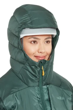 Rab Womens Cirrus Ultra Hoody - Green Slate-Eucalyptus Best