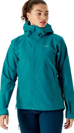 Rab Womens Downpour Eco Jacket - Ultramarine Fashion