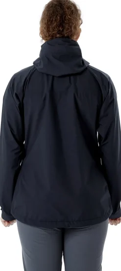 Rab Womens Downpour Eco Jacket - Black Clearance