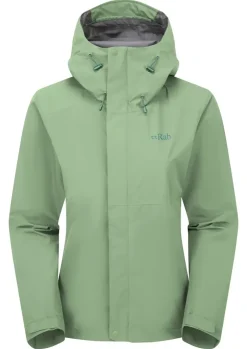 Rab Womens Downpour Jacket - Fig Green Discount