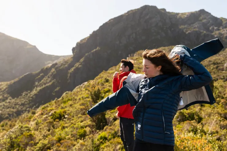 Rab Womens Downpour Jacket - Tempest Blue Online