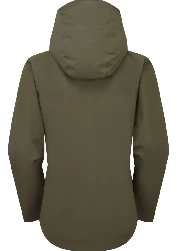 Rab Womens Downpour Jacket - Army Hot