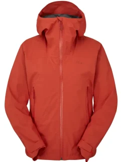 Rab Womens Downpour Light Jacket - Red Grapefruit Outlet