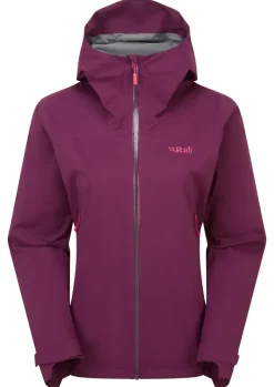 Rab Womens Downpour Light Jacket - Mulberry Online