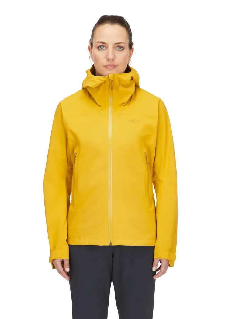 Rab Womens Downpour Light Jacket - Sahara Best
