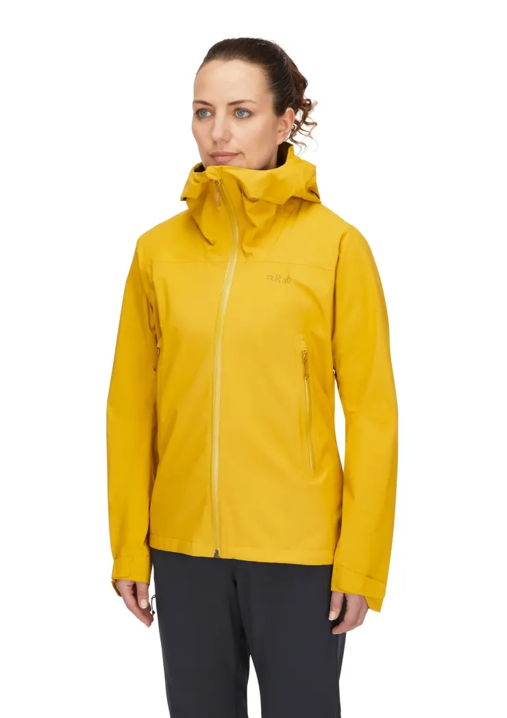 Rab Womens Downpour Light Jacket - Sahara Best
