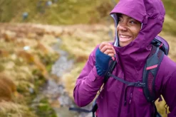 Rab Womens Downpour Mountain Jacket - Mulberry Outlet