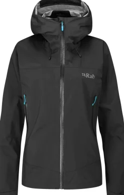 Rab Womens Downpour Plus 2.0 Jacket - Black Outlet