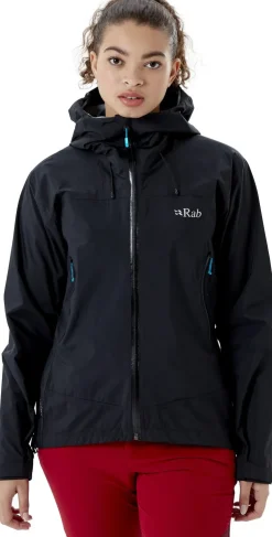 Rab Womens Downpour Plus 2.0 Jacket - Black Outlet