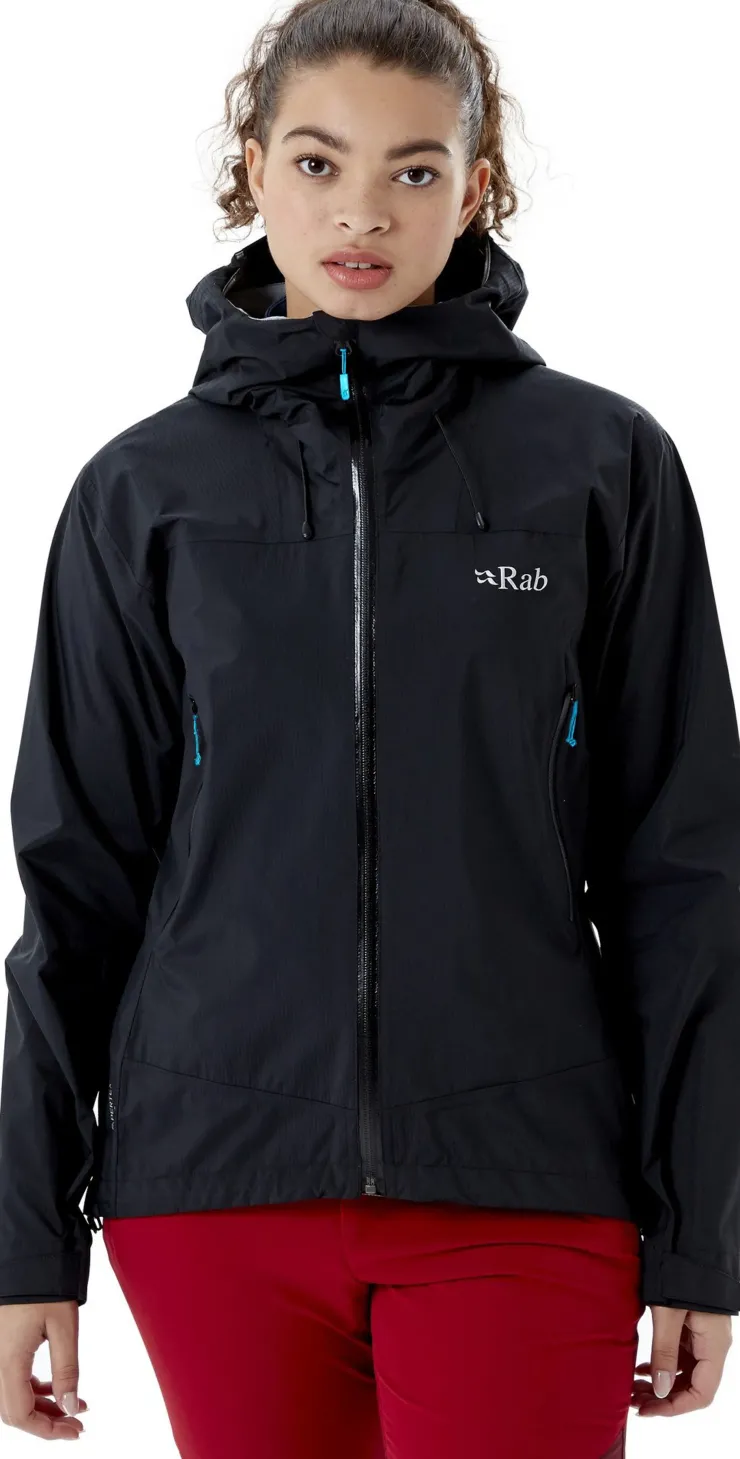 Rab Womens Downpour Plus 2.0 Jacket - Black Outlet