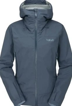 Rab Womens Downpour Plus 2.0 Jacket - Orion Blue Hot