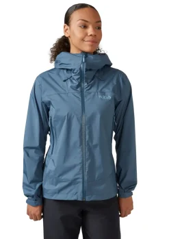 Rab Womens Downpour Plus 2.0 Jacket - Orion Blue Hot