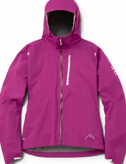Rab Womens Downpour Trail Light Jacket - Plum Hot