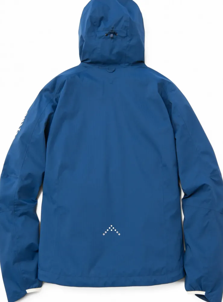 Rab Womens Downpour Trail Light Jacket - Tempest Blue Hot