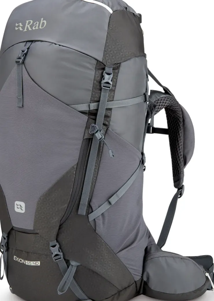 Rab Womens Exion 65 ND Rucksack - Anthracite-Graphene Hot