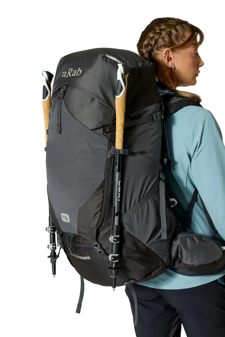 Rab Womens Exion 65 ND Rucksack - Anthracite-Graphene Hot