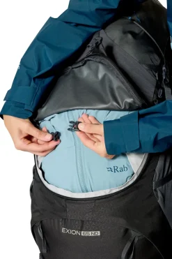 Rab Womens Exion 65 ND Rucksack - Anthracite-Graphene Hot