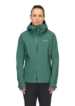 Rab Womens Firewall Light Jacket - Green Slate Sale
