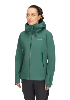 Rab Womens Firewall Light Jacket - Green Slate Sale