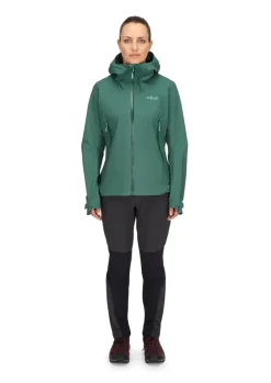 Rab Womens Firewall Light Jacket - Green Slate Sale