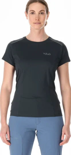 Rab Womens Force Short Sleeved Tee - Beluga New