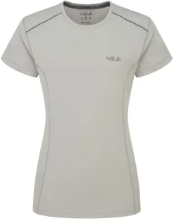 Rab Womens Force Short Sleeved Tee - Dark Pewter Fashion