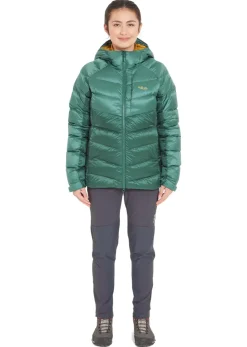 Rab Womens Glaceon Pro Jacket - Eucalyptus-Green Slate Outlet