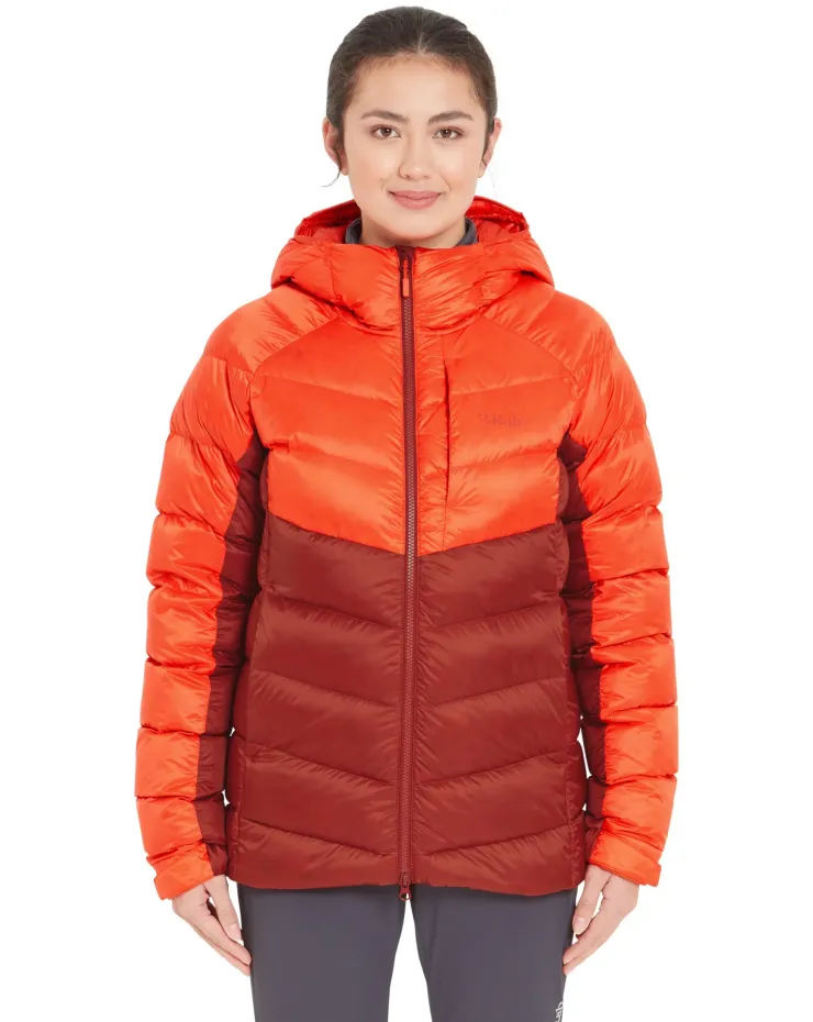 Rab Womens Glaceon Pro Jacket - Red Grapefruit-Tuscan Red Clearance