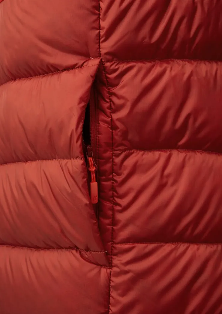 Rab Womens Glaceon Pro Jacket - Red Grapefruit-Tuscan Red Clearance