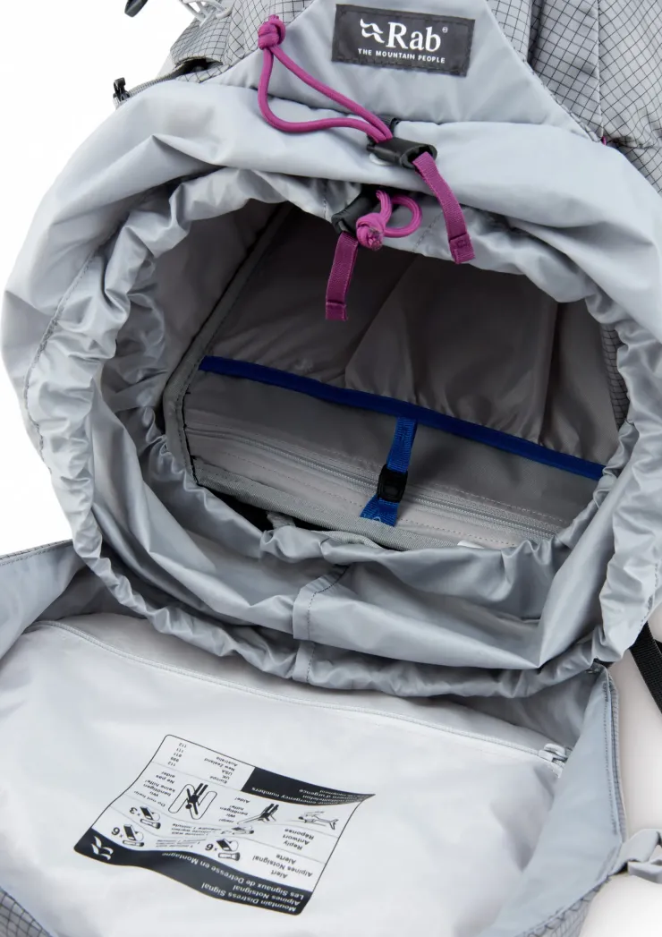 Rab Womens Hyperon 65 ND Rucksack - Dark Pewter-Anthracite - S-M Sale