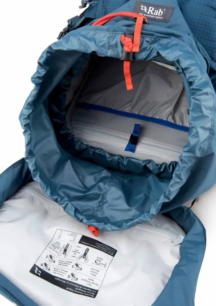 Rab Womens Hyperon 65 ND Rucksack - Orion Blue-Anthracite - S-M Discount