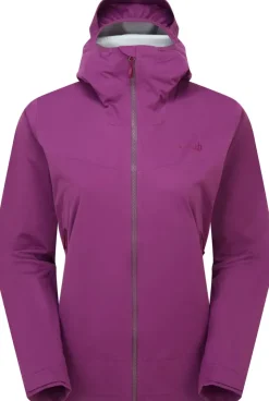 Rab Womens Kinetic 2.0 Jacket - Plum Fashion