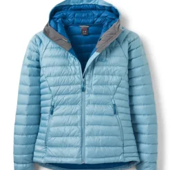 Rab Womens Microlight Alpine Jacket - Meltwater Hot