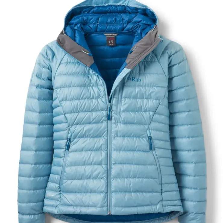 Rab Womens Microlight Alpine Jacket - Meltwater Hot