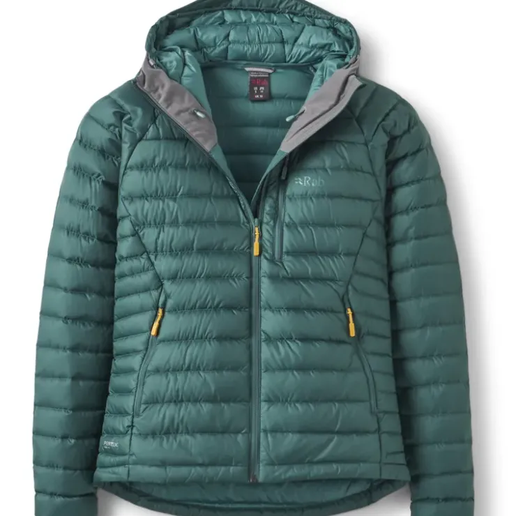 Rab Womens Microlight Alpine Jacket - Green Slate Outlet
