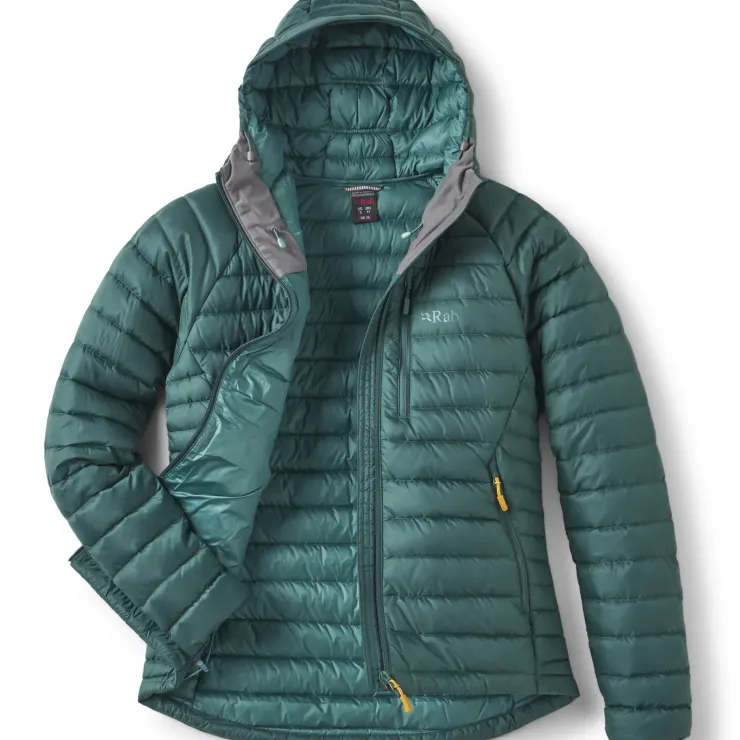 Rab Womens Microlight Alpine Jacket - Green Slate Outlet