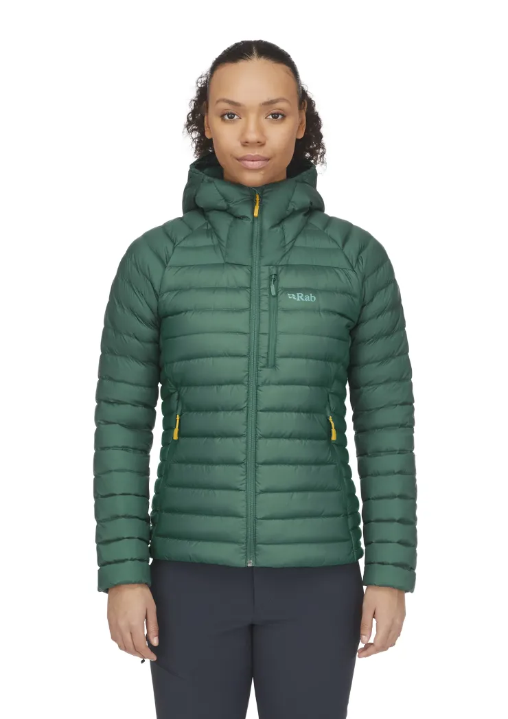 Rab Womens Microlight Alpine Jacket - Green Slate Outlet