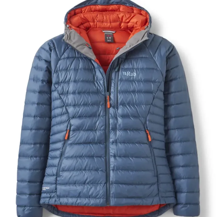Rab Womens Microlight Alpine Jacket - Orion Blue Fashion