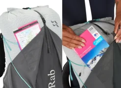 Rab Womens Muon ND40 Rucksack - Pewter-Graphene Fashion