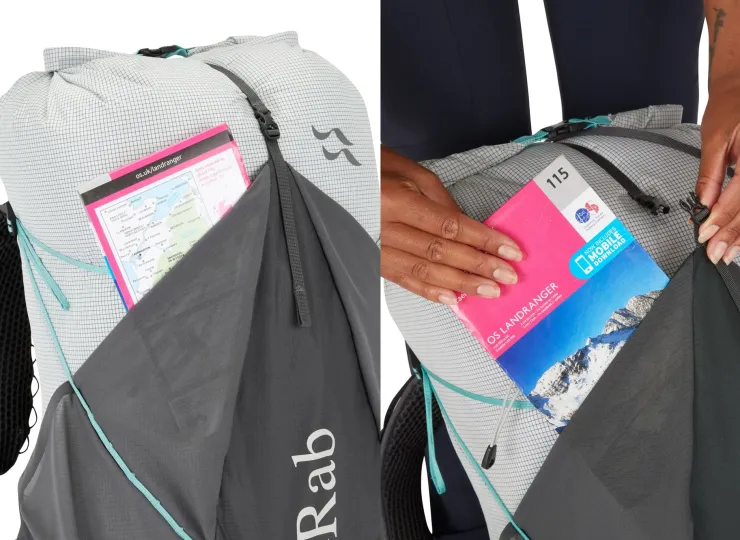 Rab Womens Muon ND40 Rucksack - Pewter-Graphene Fashion