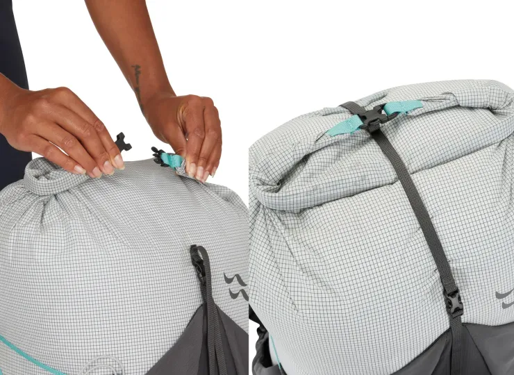 Rab Womens Muon ND40 Rucksack - Pewter-Graphene Fashion