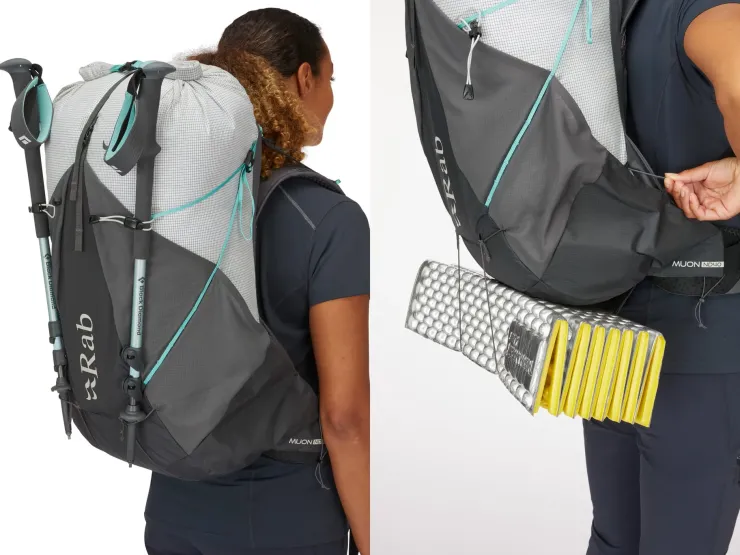 Rab Womens Muon ND40 Rucksack - Pewter-Graphene Fashion