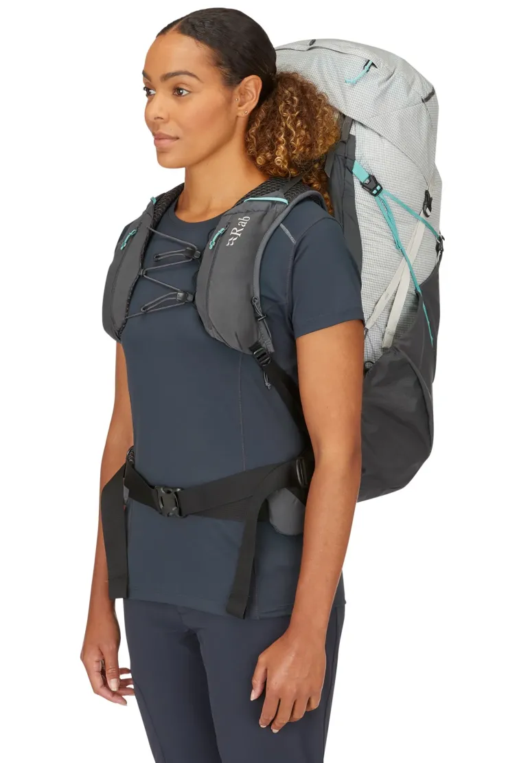 Rab Womens Muon ND50 Rucksack - Pewter-Graphene Hot