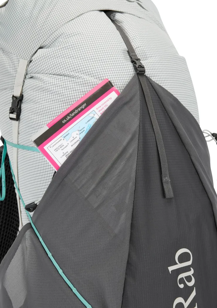 Rab Womens Muon ND50 Rucksack - Pewter-Graphene Hot