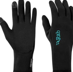 Rab Womens Power Stretch Contact Gloves - Black New