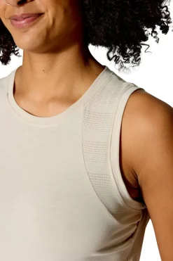 Rab Womens Rivelin Crop Tank - Pebble Discount
