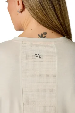 Rab Womens Rivelin Crop Tee - Pebble Clearance