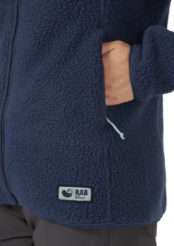 Rab Womens Shearling Hoody - Deep Ink Hot